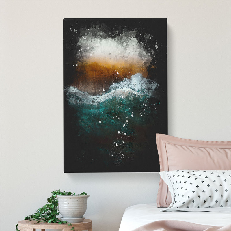 Beach in Santa Monica - Wrapped Canvas, 60cm H x 40cm W x 3cm D
