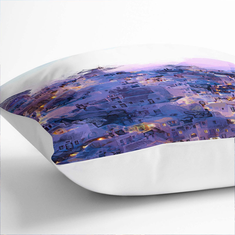 Square Cushion, 40cm H x 40cm W x 15cm D, White
