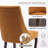 9 Pieces Modern Farmhouse Rectangle Dining Set with Mid-century High Back Dining Chair Set for 8-806398094-806398092-806398089