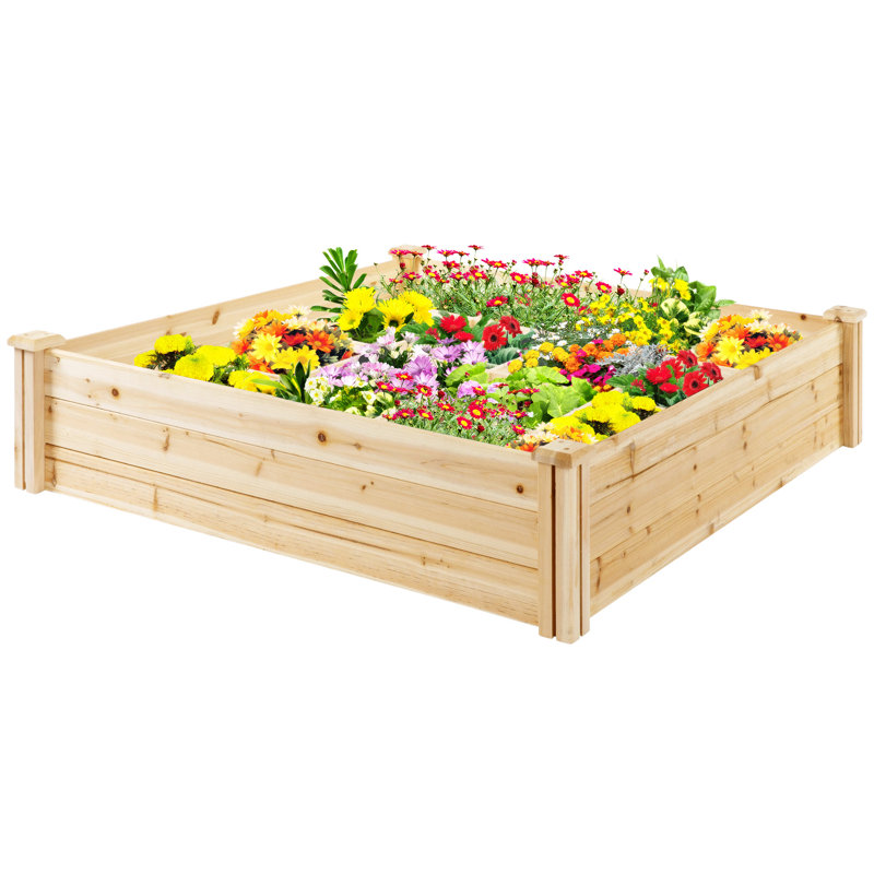 Ensemble de lit de jardin surélevé Outsunny