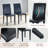 87" Wood Dining Table Set With PU Leather Upholstered Dining Chair-116180957-123058300-123058299
