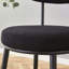 À la mode et confortable - deux ensembles de chaises de bar ergonomiques avec des coussins en tissu respirant et une hauteur totale de 35,5 pouces. Emballez deux dans une boîte.-453454413