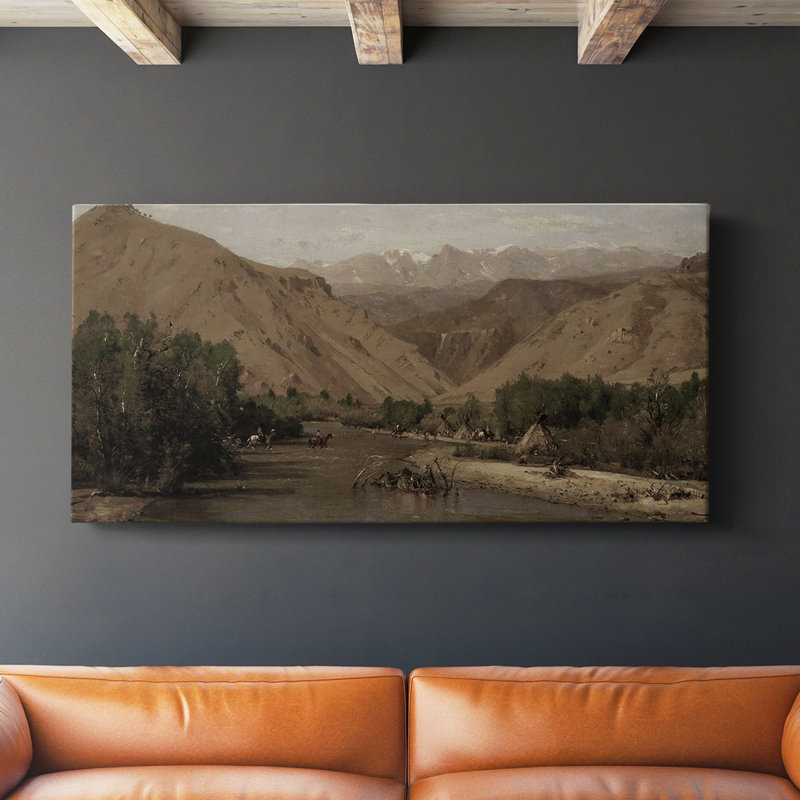 Série paysage - CCDVLVI - Toile tendue avec châssis - Prêt à être accroché, H 20 po x l 40 po