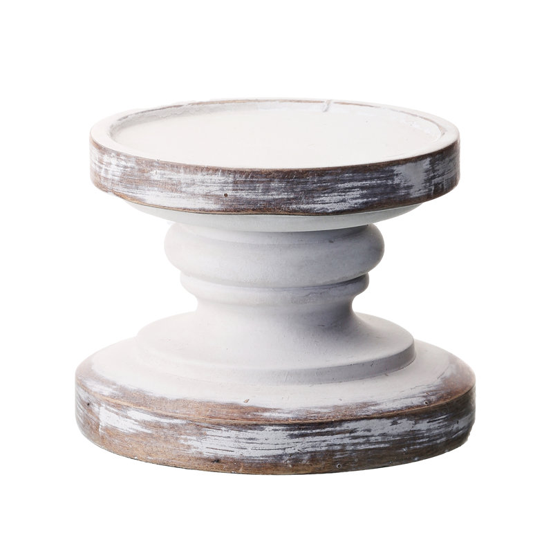 Chandelle de table en bois 3,5 po