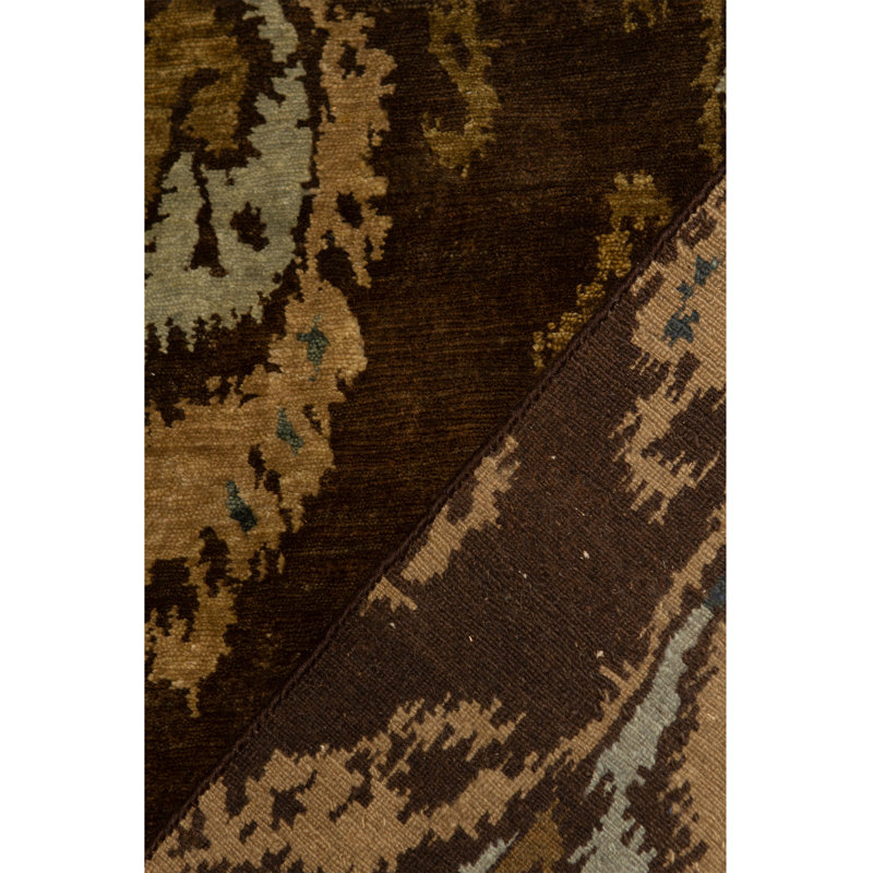 Ikat Area Rug in Brown