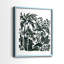 Encre Jungle III - reproduction encadrée de qualité supérieure - prête à être accrochée - aucun clou requis - aucun clou requis-1906979322-1906979301
