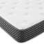 Matelas ferme grand pour matelas 6 po avec mousse - La housse en tricot extensible améliore l'expérience de sommeil. La mémoire gélifiée soulage la hanche, l'épaule et le cou.