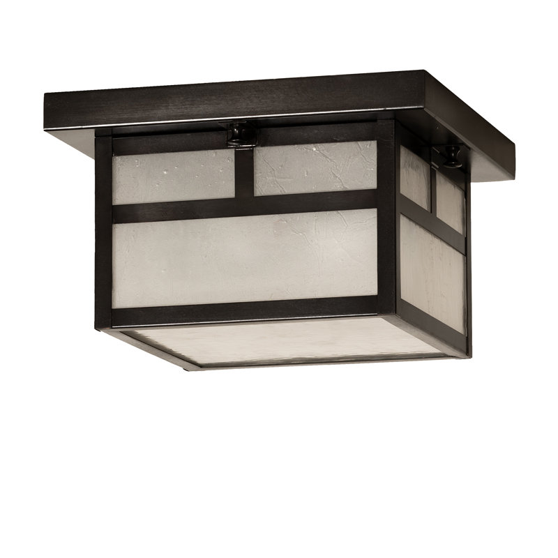 Hyde Park "T" Mission 2 - Light Flush Mount