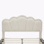 Ensemble de chambre à coucher 2 pièces avec lit plateforme tapissier en forme de fleur à DEL-653461671-653461656