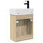 Single Bathroom Vanity with Ceramic Basin-704934678-704934679