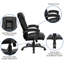  Chaise de bureau ergonomique à haut dossier et pivotante LeatherSoft-21223129