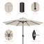 Parasol de marché rond 106,3 po Asyraf-543737101