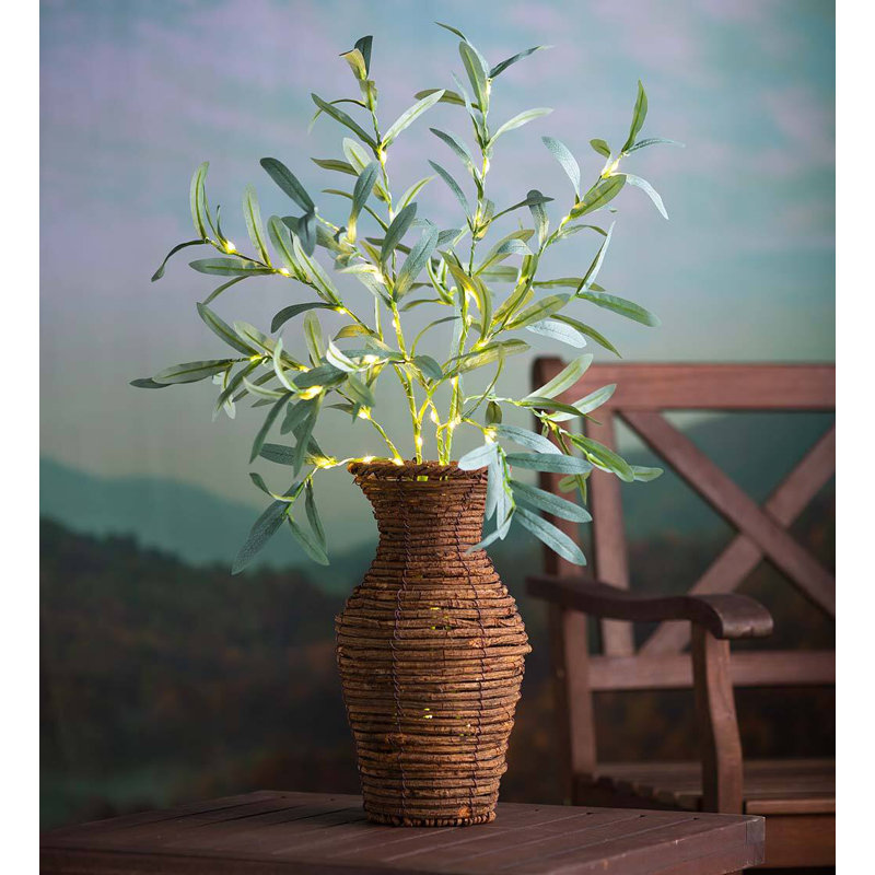 Faux Olive Tree Branch