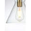 Luminaire suspendu à intensité variable 1 lumière Inola -1448634312