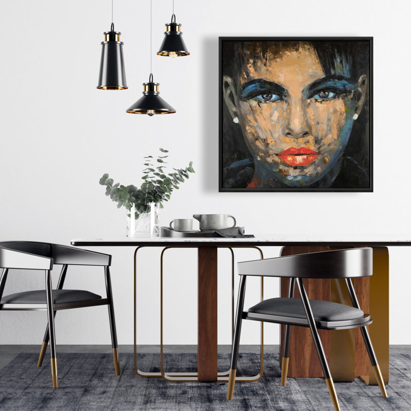 "Portrait de femme abstrait"