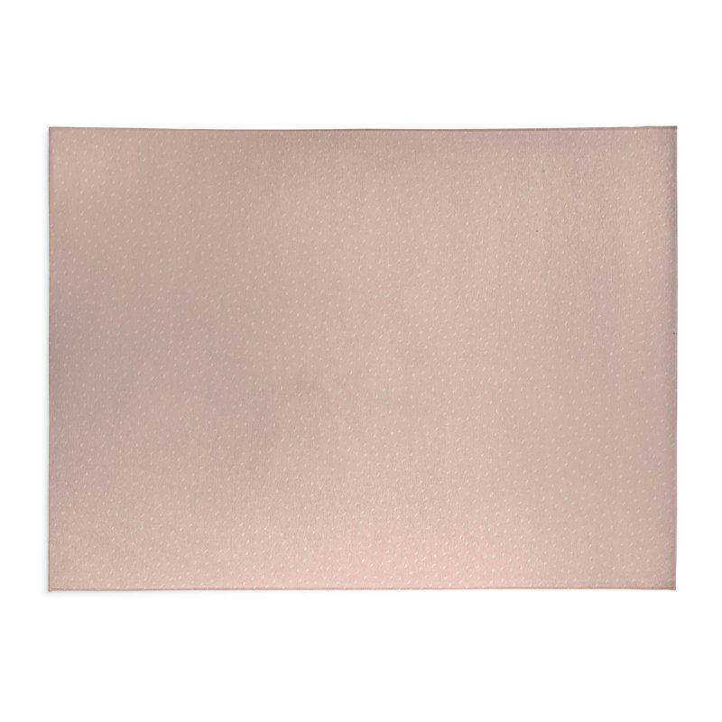 Tapis de bureau Paulie, L 5 pi x L 3 pi, Pink
