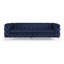 Ghaleb 237Cm Velvet Square Arms Sofa-639926108-639926103