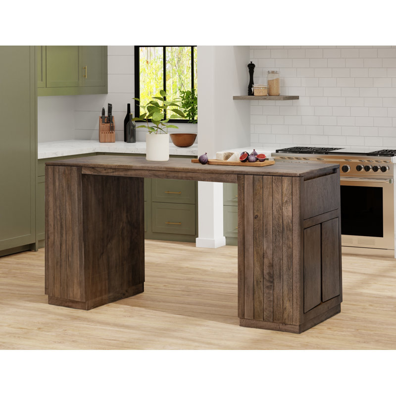 2 Drawer 4 Door Kitchen Island