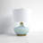 Ceramic Table Lamp with Linen Shade Aqua-1005470852-1005470853