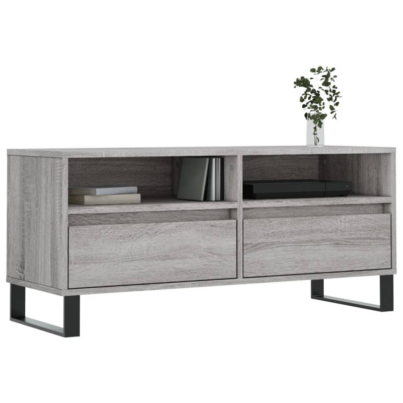 Siilata TV Stand, Grey Sonoma