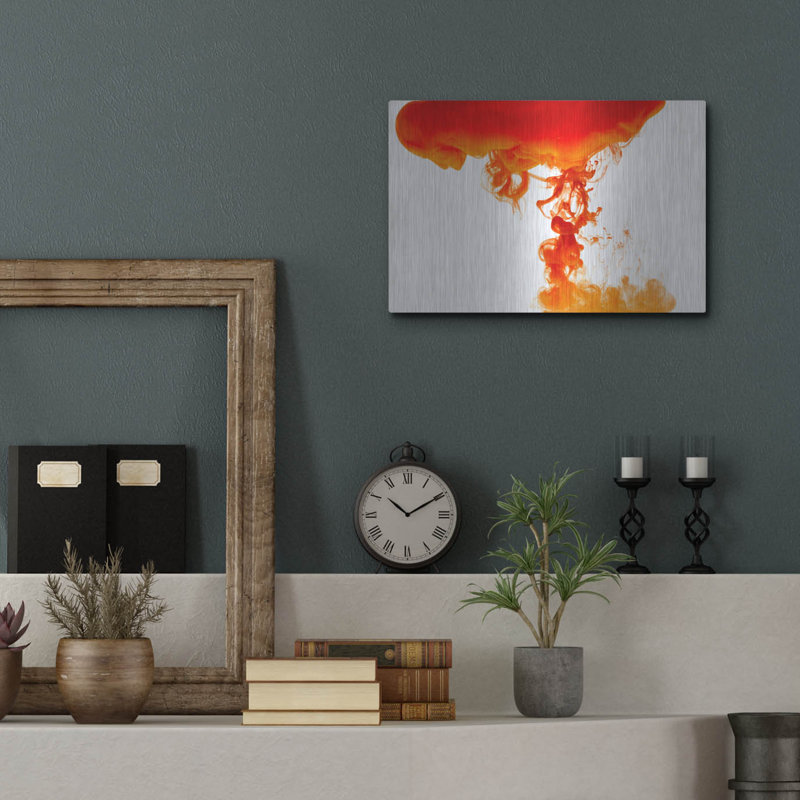 Brayden Studio «Nucléaire Explosion» par Luxe Portfolio, art mural en métal, H 12 po x l 16 po