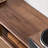 Black walnut solid wood TV cabinet-1867887006