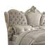 Grand lit plateforme tapissier Citrana