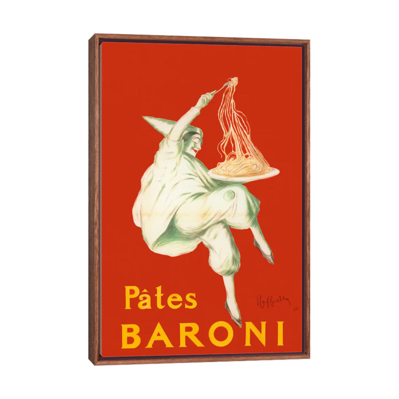 «Cappiello Pates Bari» par Vintage Apple Collection - impression d'art graphique, H 40 po x l 26 po x P 1,5 po