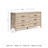 Kennita 60'' W 6 - Drawer Dresser