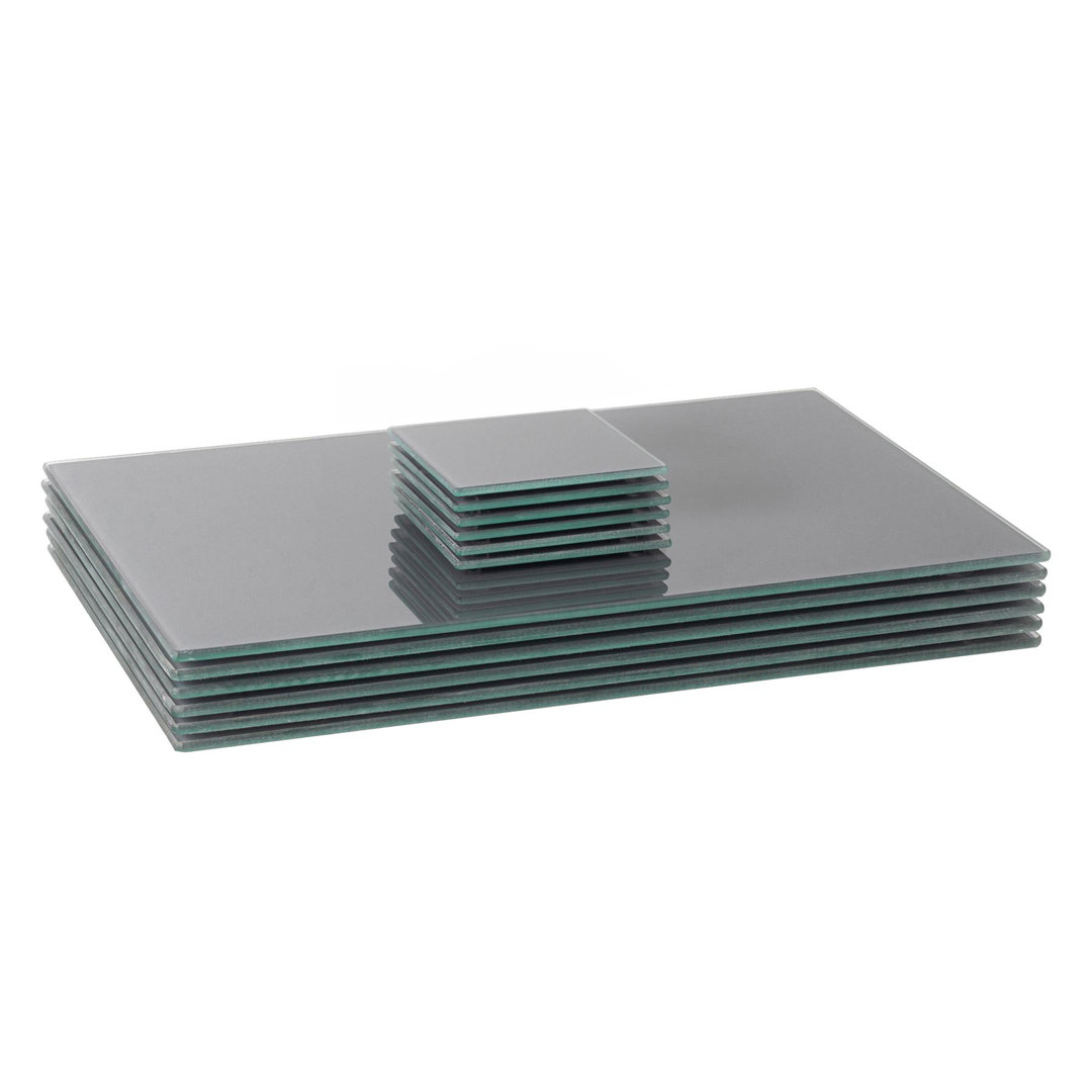 Harbour Housewares - Glass Placemats & Square Coasters Set
