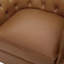 Fauteuil pivotant à 360° avec capitonnage et piètement en bois courbé-635395425
