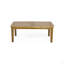 Table basse d'extérieur en bois d'acacia