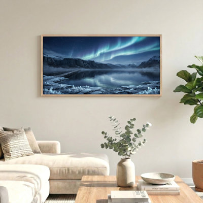 Northern Lights, reproduction d'art sur toile, ensemble de 1