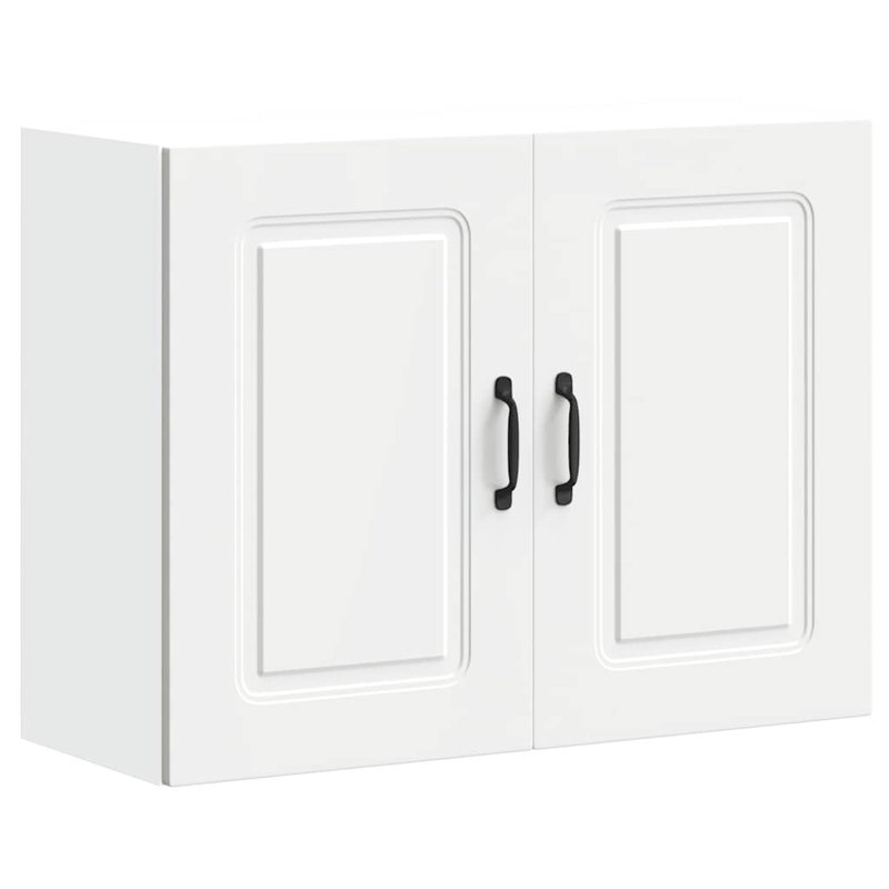 Kitchen Wall Cabinet Kalmar Engineered Wood, 60cm H x 80cm W x 31cm D, White