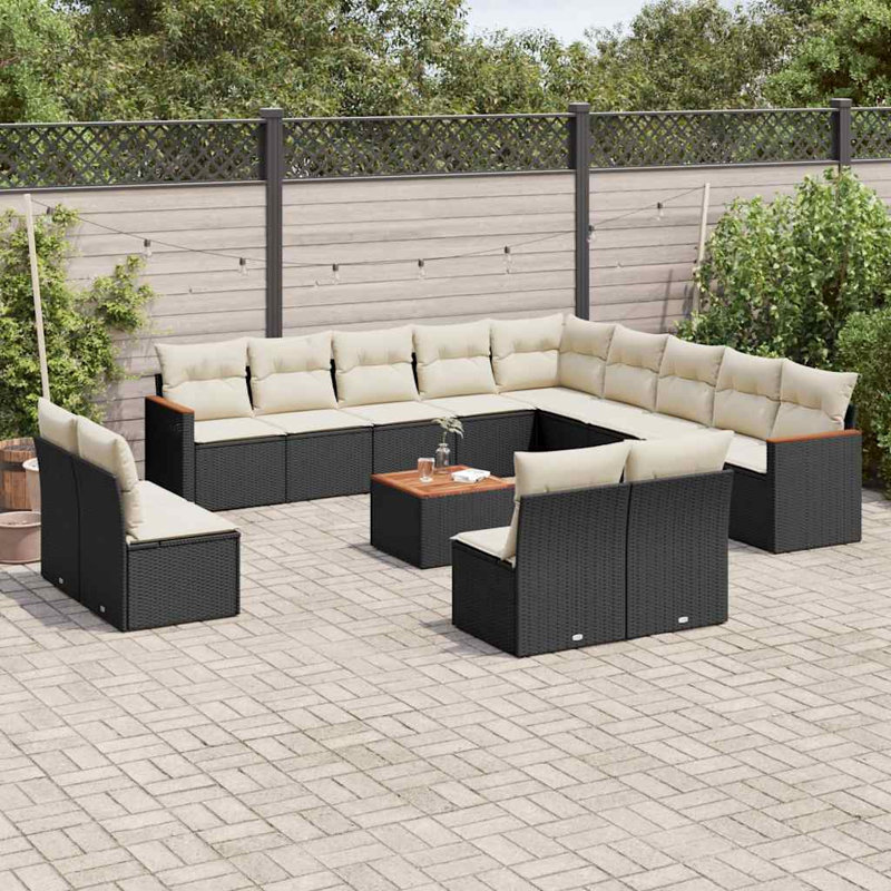 Ensemble de canapé de jardin Vidaxl PE
