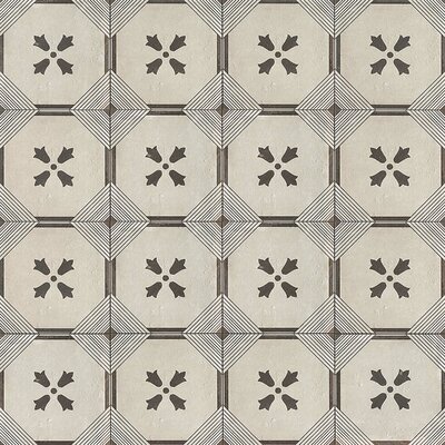 Palazzo Dynasty 12"" x 12"" Porcelain Wall & Floor Tile -  Bedrosians, STPPALCG1212DYDECO