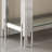 Sophisticated Double-Layer Tempered Glass Console Table with Stainless Steel Frame for Versatile Use-128695679