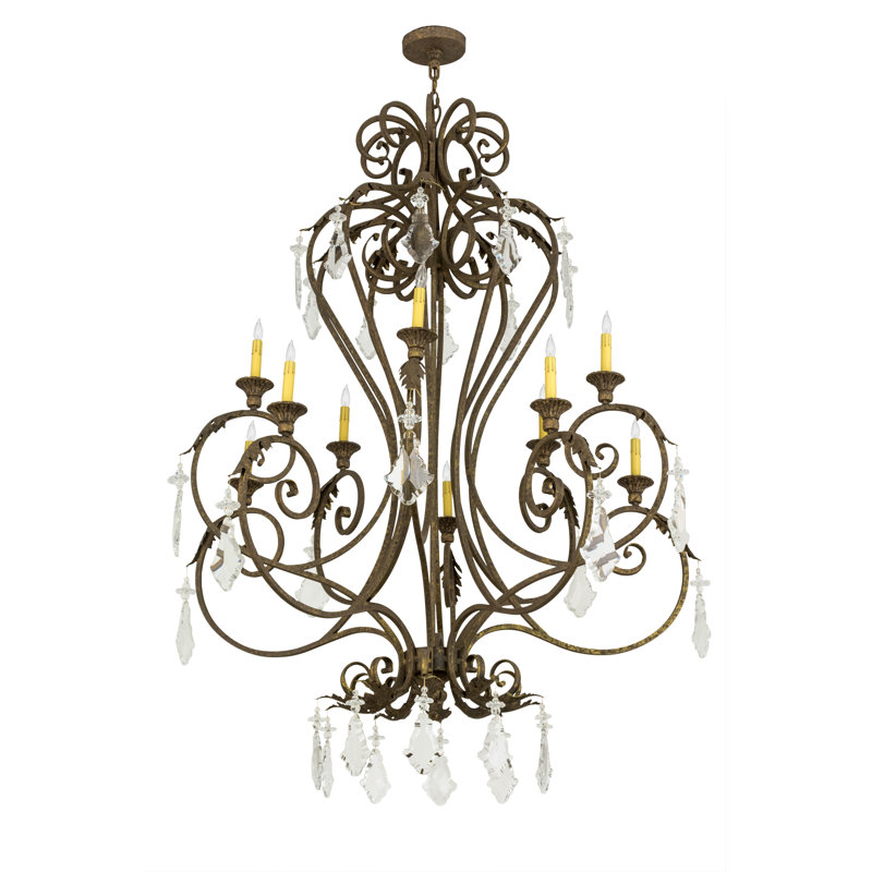 Lustre 10 lumières l 48 po Josephine