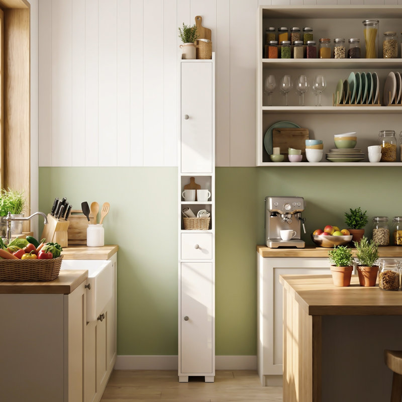 MDF Freestanding Bathroom Cabinet