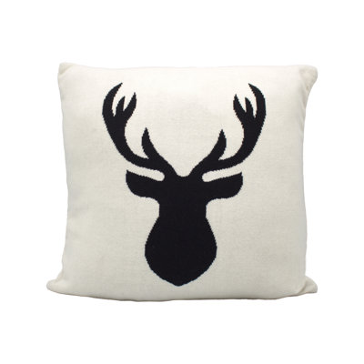 Abstract Cotton Throw Pillow