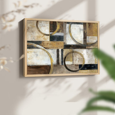 Interplay -Framed Print - Restickable