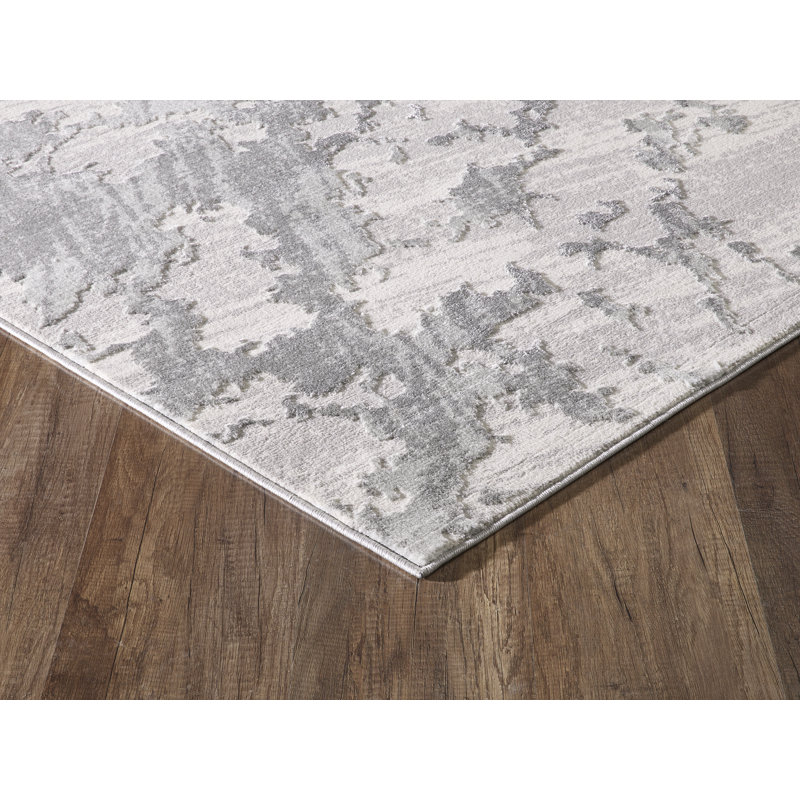 Demaree Abstract Indoor Rug, Rectangle 4' x 6'