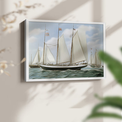 Nautical Series-CXXXVII -Framed Print - Restickable