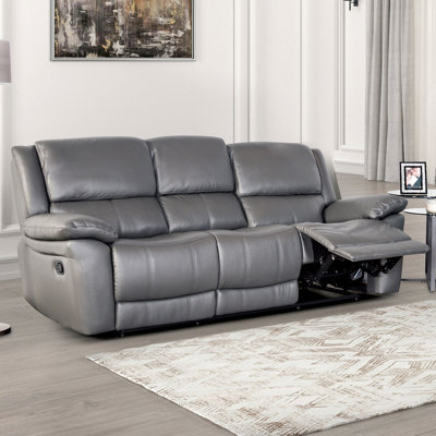 82.4" W Transitional Sofa, Dark Gray