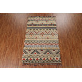 One-of-a-Kind 5'5" X 8'5" New Age Wool Area Rug in Multicolor