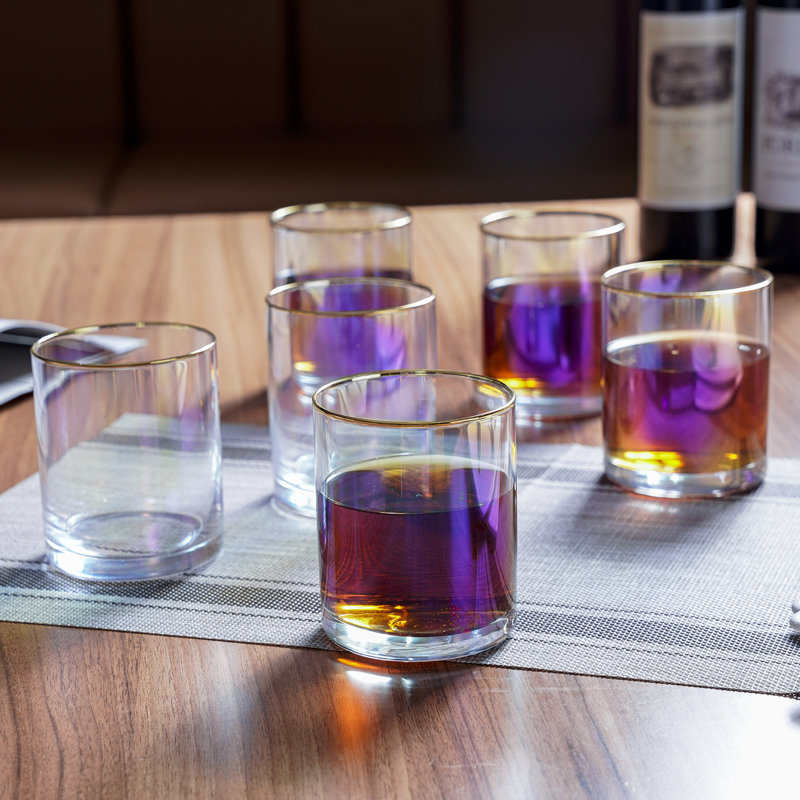6 Piece 444ml Whiskey Glass Set