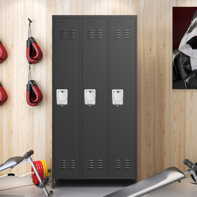 Metal 1 - Tier 89.9cm School Locker with Key