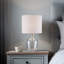 Lampe de table cylindrique à 1 lumière Aven