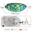 Plafonnier encastré Tiffany