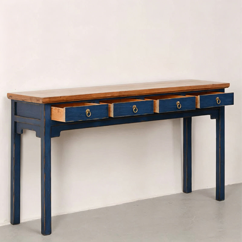 New Chinese Four-Drawer Console Table